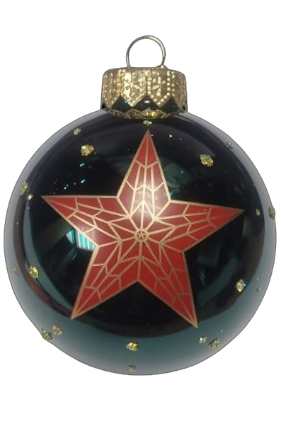 Елочный шар Кремлевская звезда КУ-65-244154